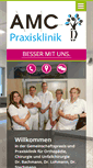 Mobile Screenshot of amc-praxisklinik.de